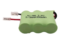 Rechargeable 3.6V 300mAh Ni Mh Battery Packs 500Cycles 2AAA 3AAA Size
